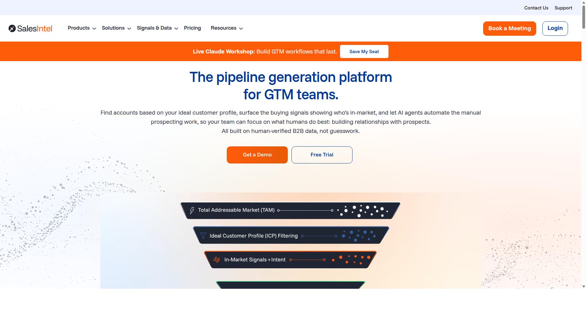 SalesIntel website